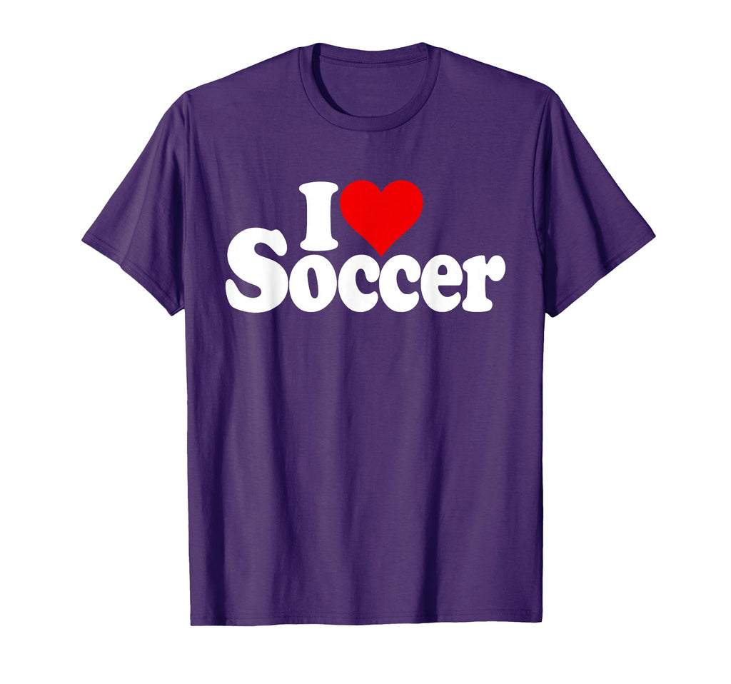 I Love Heart Soccer Football Sports T-Shirt - Unique Graphic Unisex - T-Shirt, Sweatshirt, Hoodie