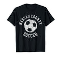 Nassau County Soccer Distressed T-Shirt - Casual Everyday Wear for Adults - T-Shirt, Sweatshirt, Hoodie