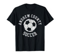 Andrew County Soccer Distressed 90S T-Shirt - Fun Novelty Design Unisex - T-Shirt, Sweatshirt, Hoodie