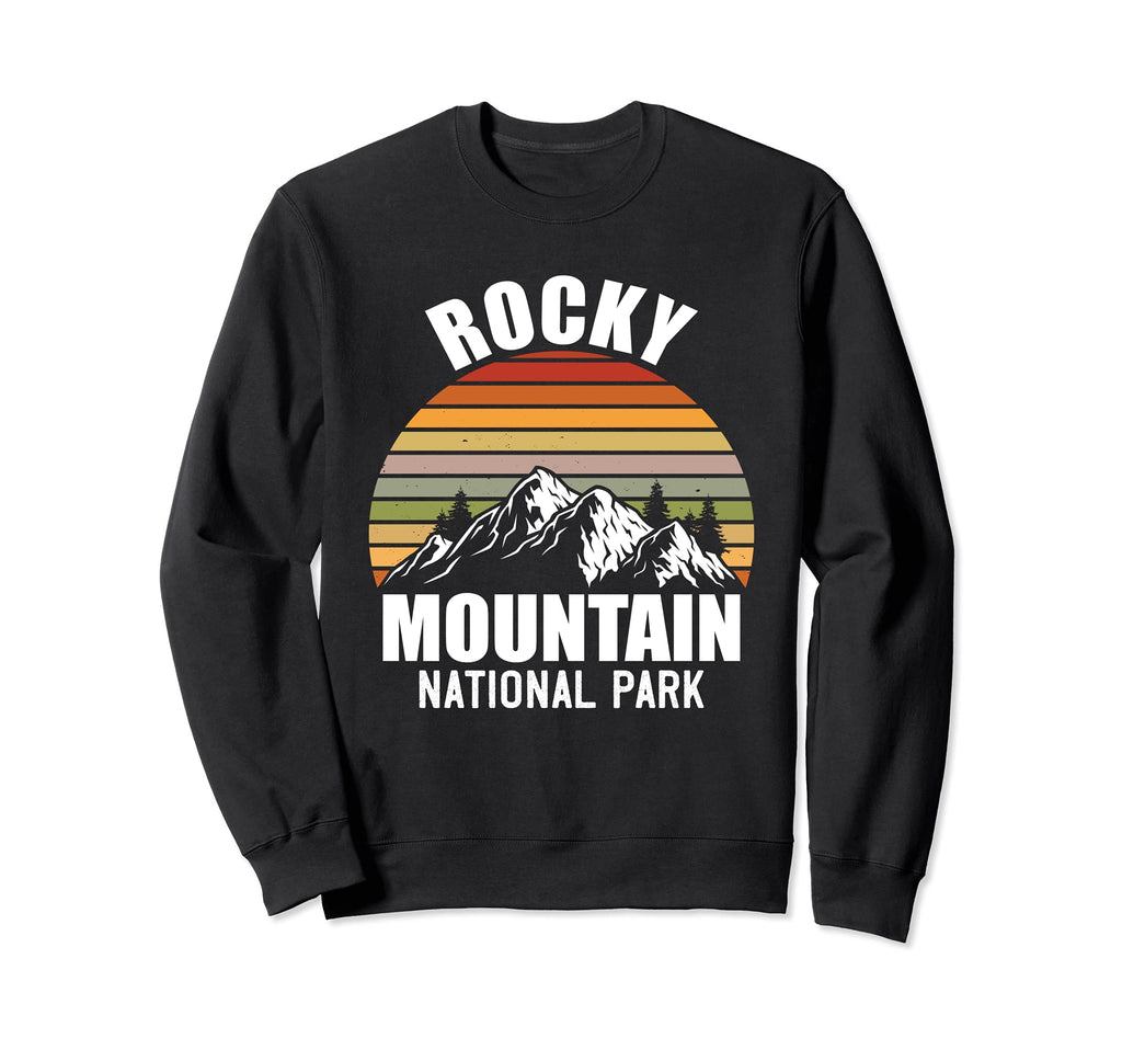Colorado Mountain Rocky National Sweatshirt - Custom Art Print for Adults - T-Shirt, Sweatshirt, Hoodie