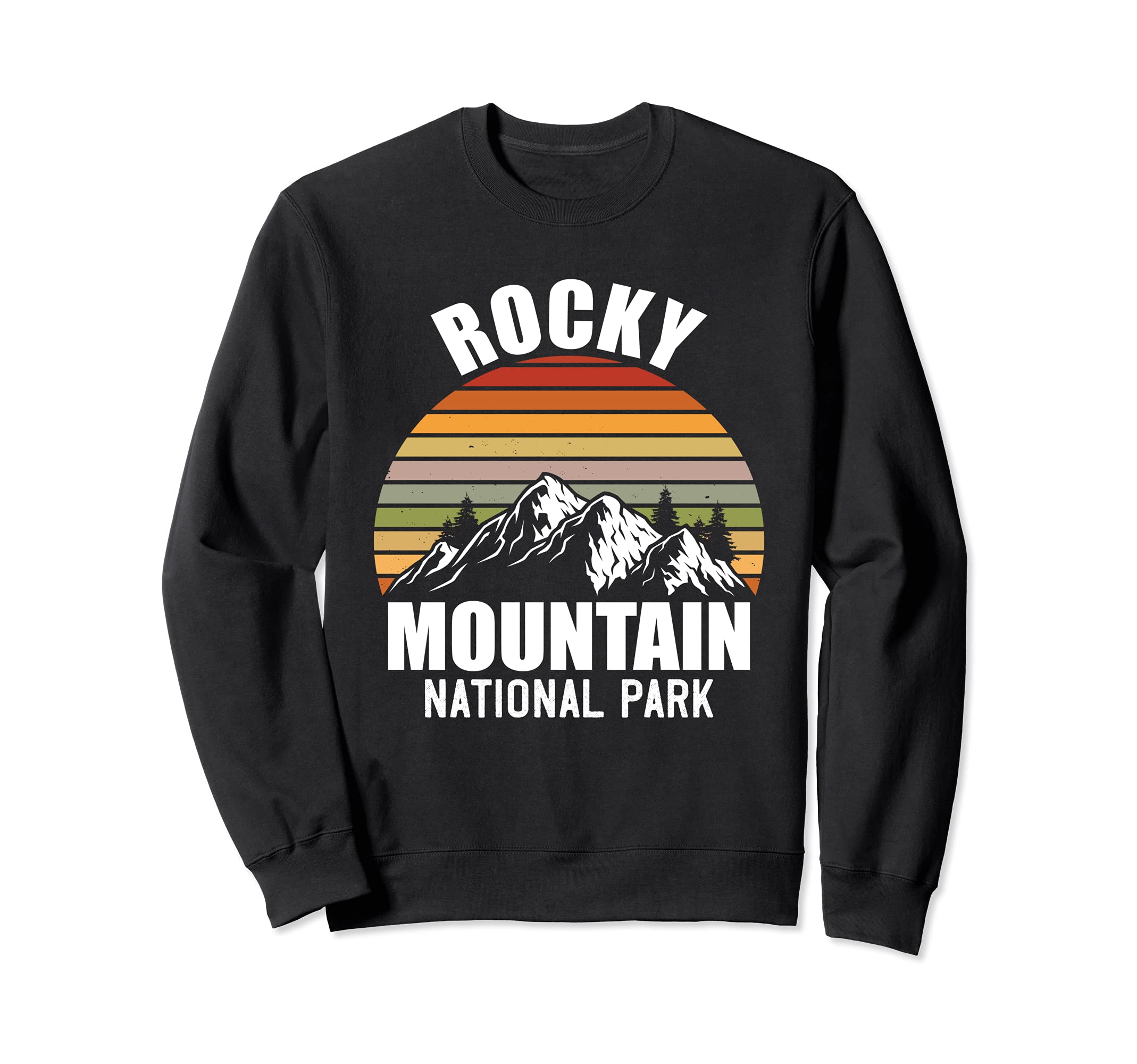 Colorado Mountain Rocky National Sweatshirt - Custom Art Print for Adults - T-Shirt, Sweatshirt, Hoodie