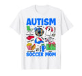 Autism Soccer Mom Mama Autism Awareness T-Shirt - Graphic Print for Adults - T-Shirt, Sweatshirt, Hoodie