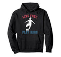 Live Free Play Hard Funny Soccer Lover Hoodie - Graphic Print Unisex - T-Shirt, Sweatshirt, Hoodie