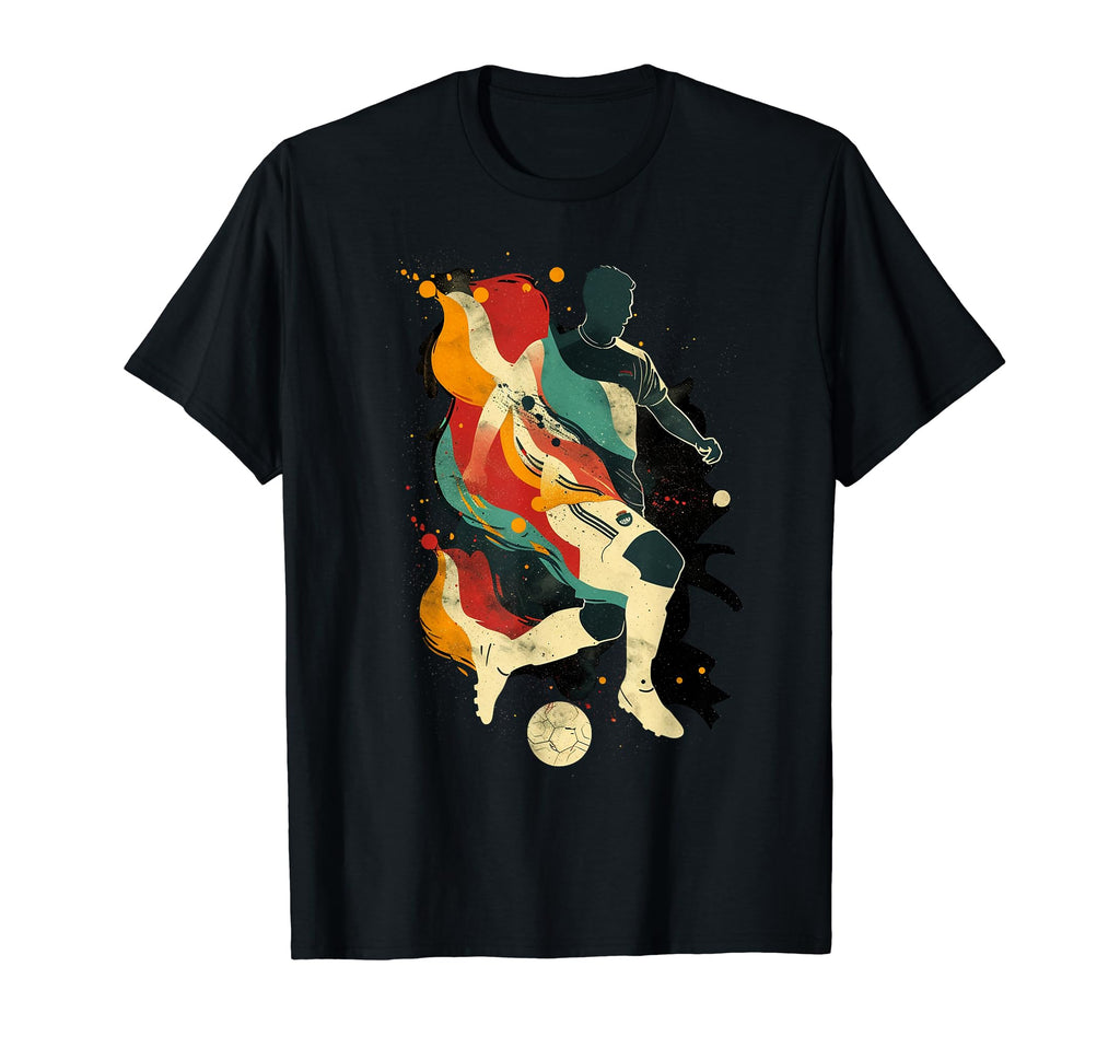Artsy Soccer Player Abstract Art T-Shirt - Streetwear Style Men Women - T-Shirt, Sweatshirt, Hoodie