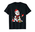 Lights Santa Snowman Soccer T-Shirt - Unique Graphic Men Women - T-Shirt, Sweatshirt, Hoodie