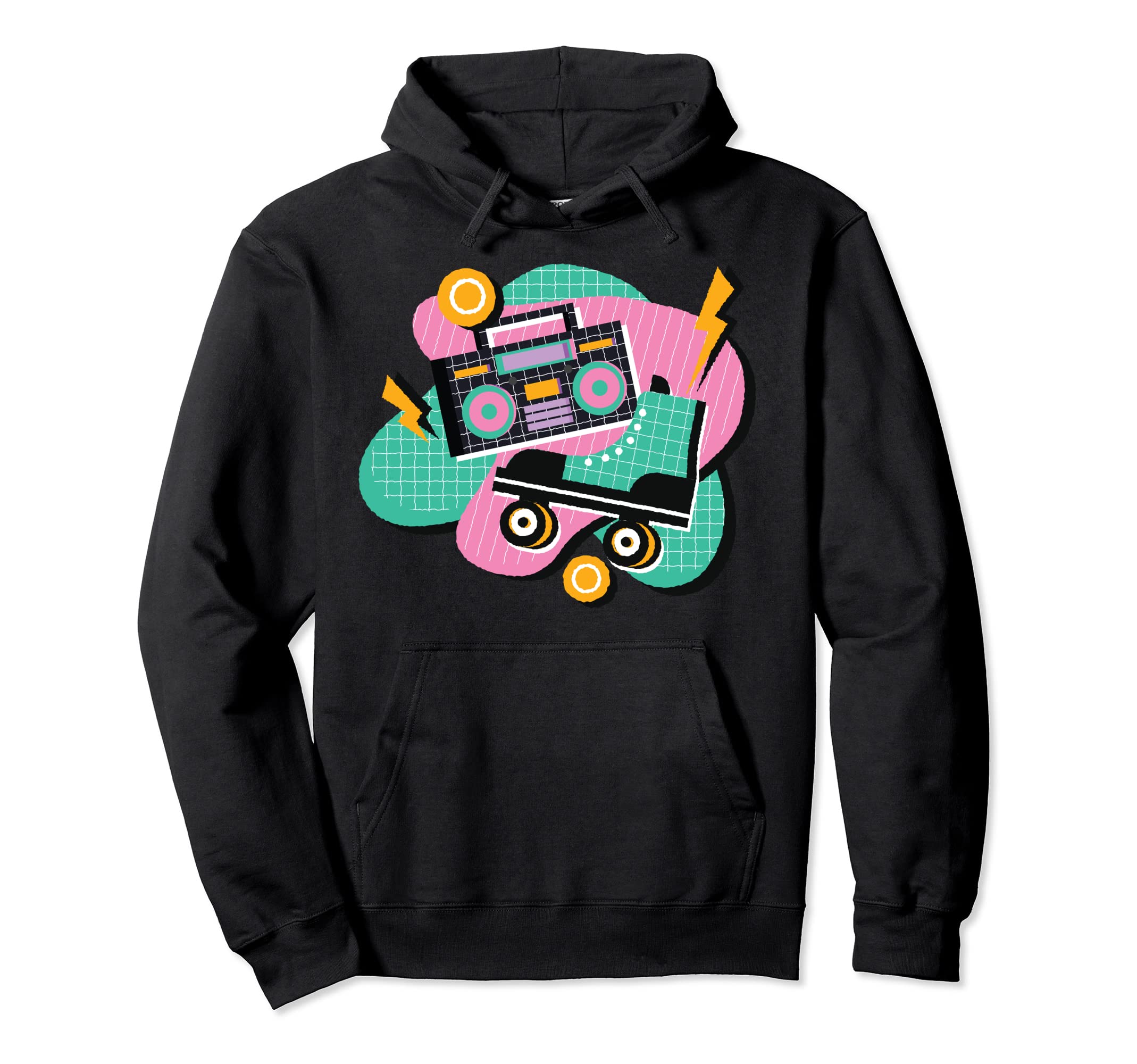 70S 80S Roller Skates Roller Skating Hoodie - Fun Novelty Design Unisex - T-Shirt, Sweatshirt, Hoodie