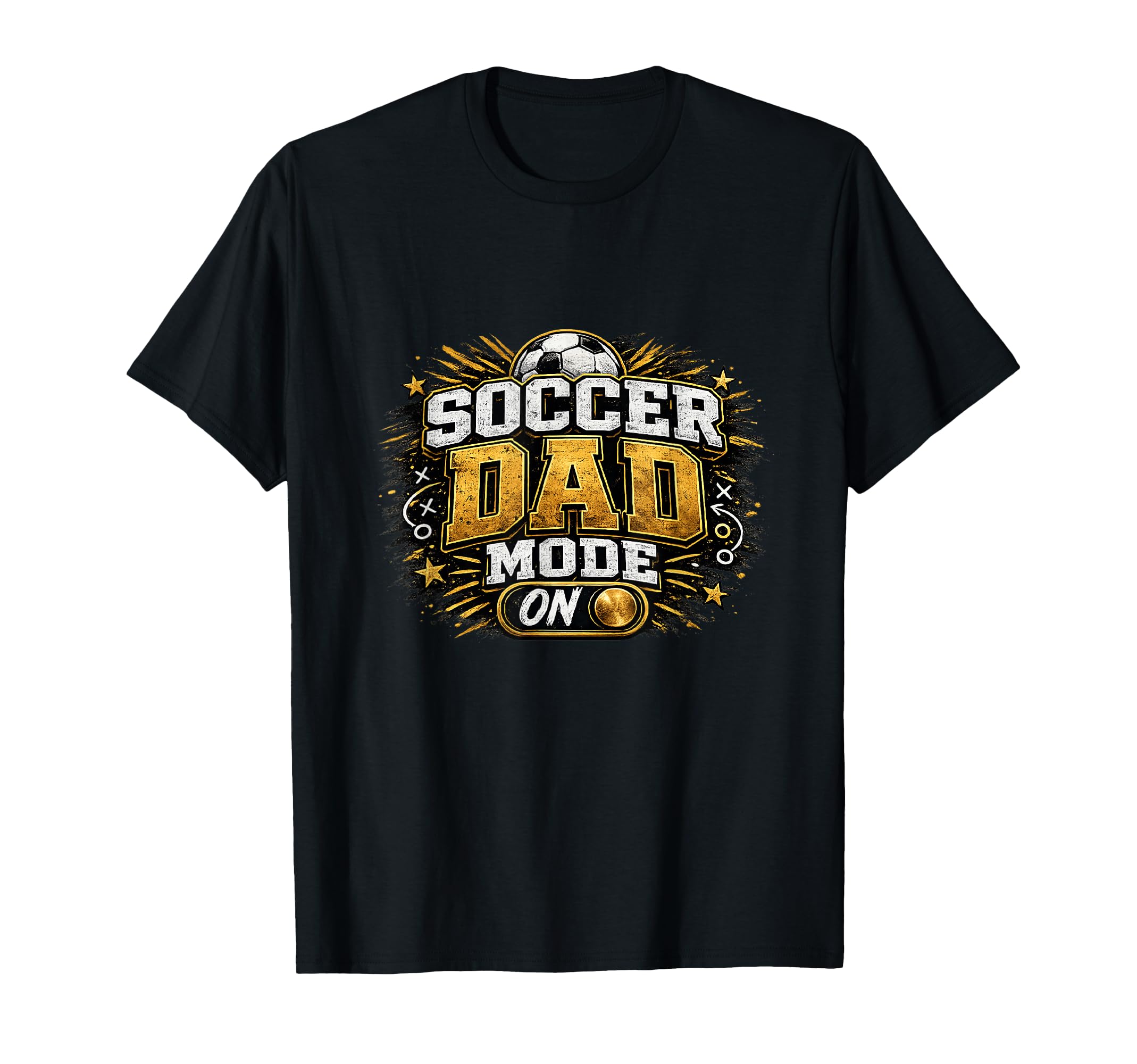 Soccer Dad Mode Funny Game Day T-Shirt - Trendy Graphic for Adults - T-Shirt, Sweatshirt, Hoodie