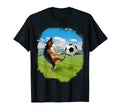German Shepherd Dog Playing Soccer T-Shirt - Unique Graphic for Adults - T-Shirt, Sweatshirt, Hoodie