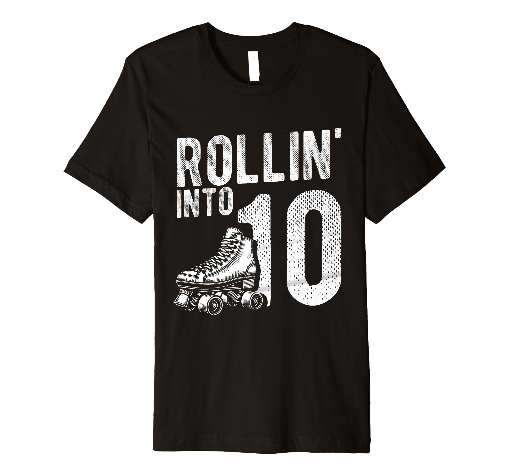 Rollin Into 10Th Birthday Roller T-Shirt - Fun Novelty Design for Adults - T-Shirt, Sweatshirt, Hoodie