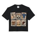 Soccer Stamps Football Collection Sports Hoodie - Graphic Print for Adults - T-Shirt, Sweatshirt, Hoodie