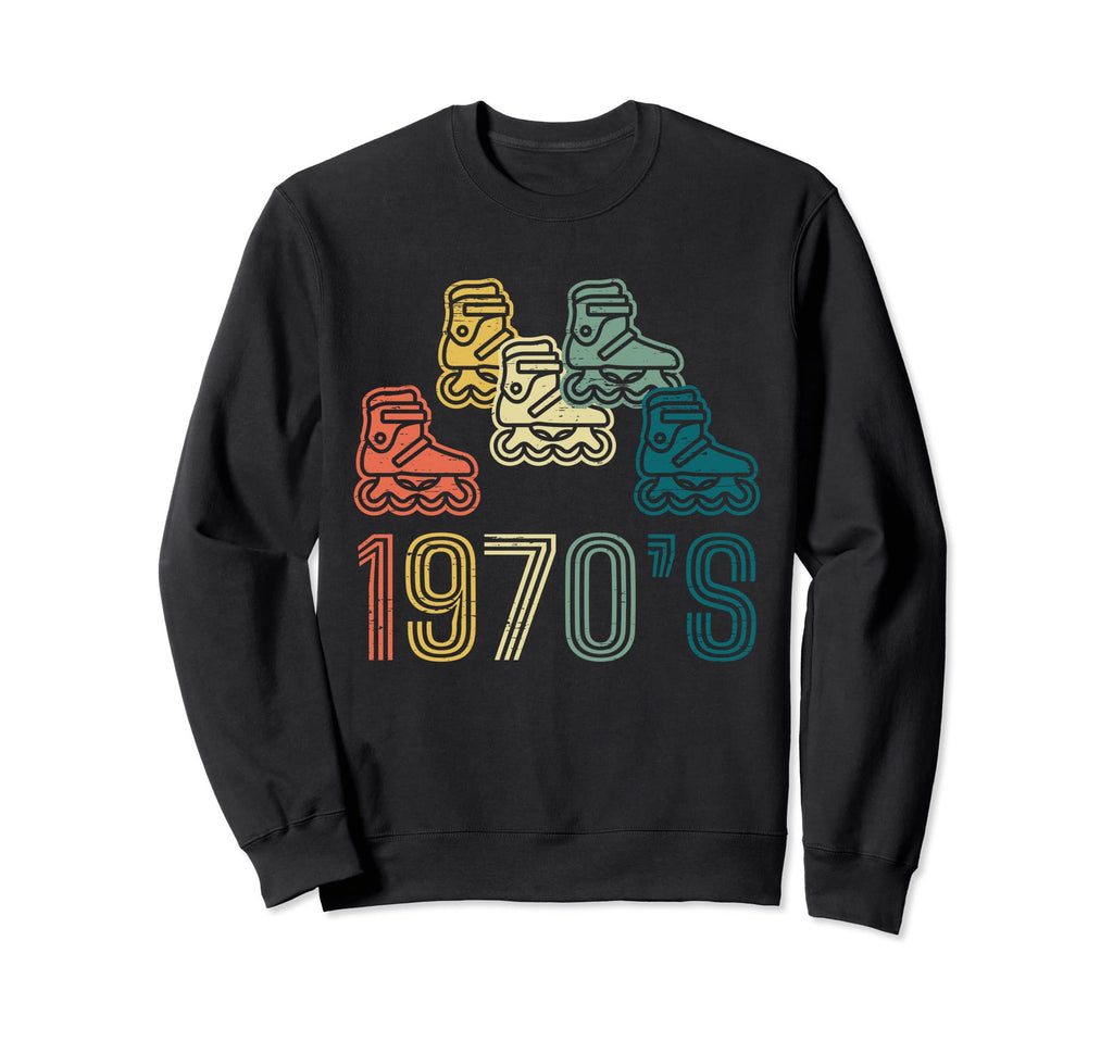Roller Skate 70S 70S Sweatshirt - Aesthetic Graphic Men Women - T-Shirt, Sweatshirt, Hoodie
