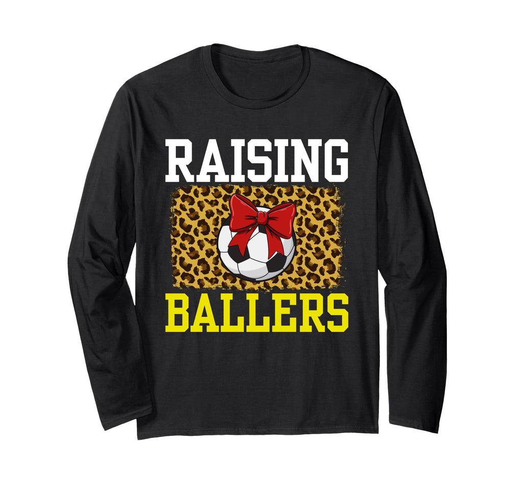 Raising Ballers Soccer Red Sweatshirt - Casual Everyday Wear for Adults - T-Shirt, Sweatshirt, Hoodie