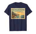 California Travel Stamp Art T-Shirt - Trendy Graphic Unisex - T-Shirt, Sweatshirt, Hoodie