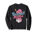 Ice Cream Drip American Baseball Sweatshirt - Fun Novelty Design Unisex - T-Shirt, Sweatshirt, Hoodie