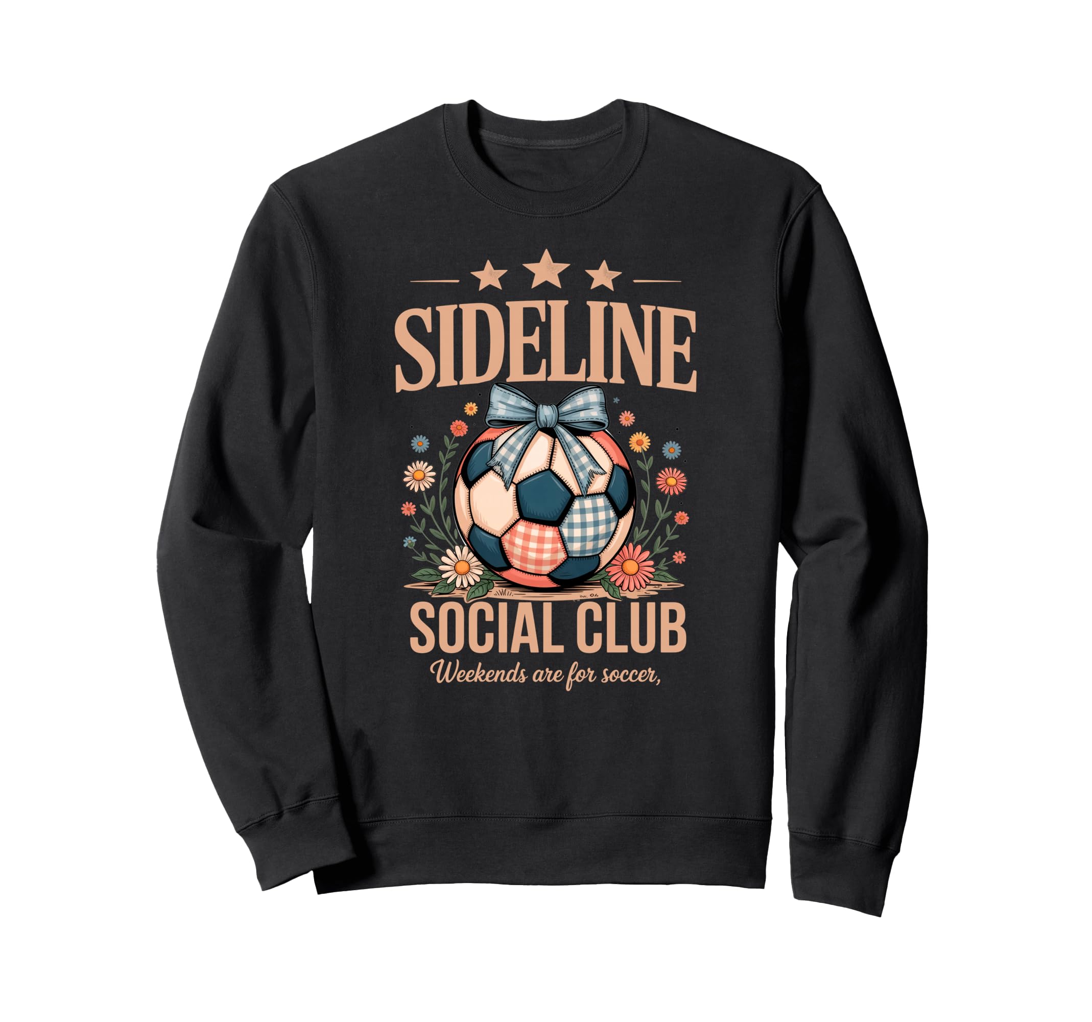 Sideline Social Club Soccer Sweatshirt - Graphic Print Men Women - T-Shirt, Sweatshirt, Hoodie
