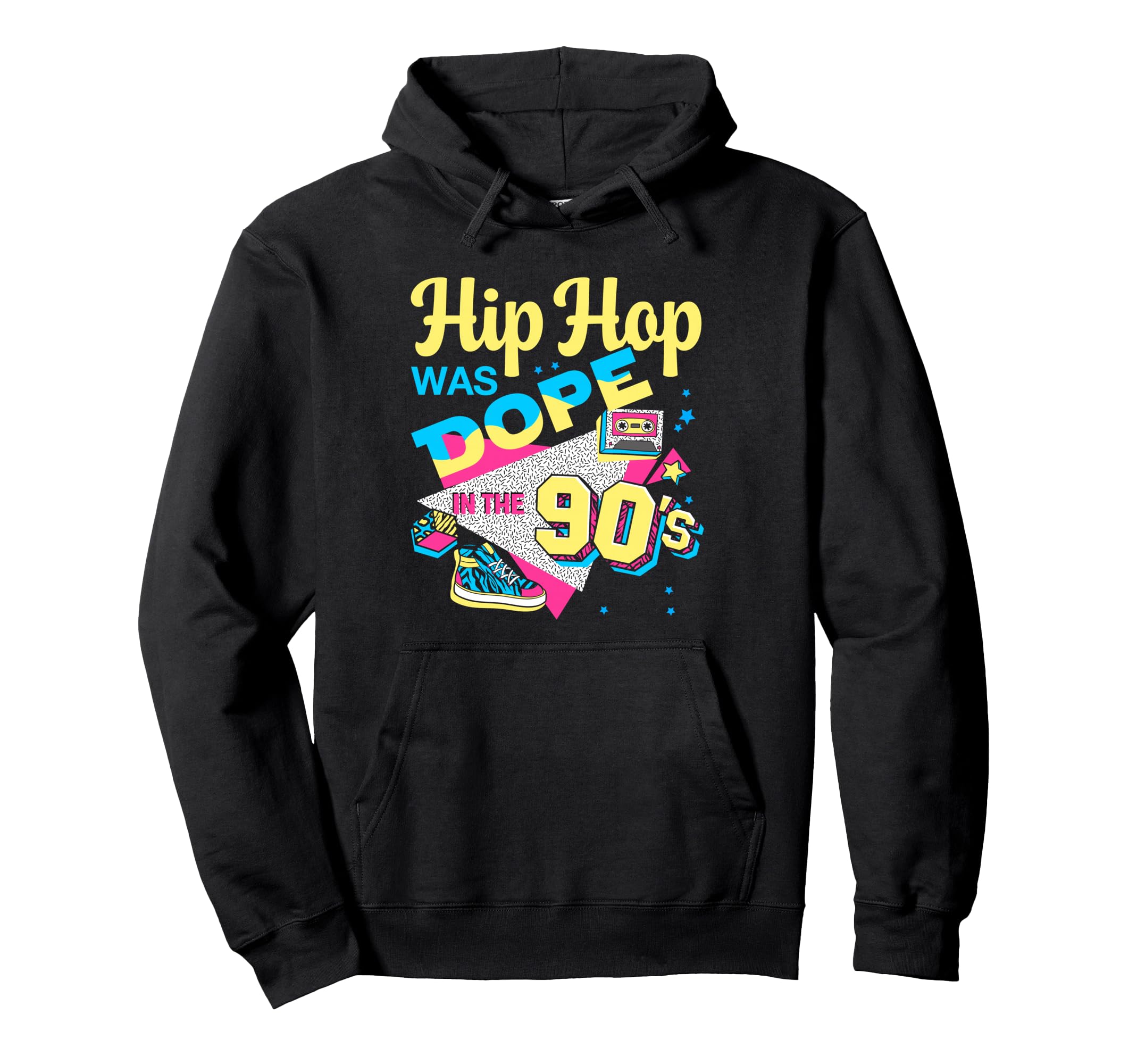Dope Like 90S Hip Hop Old School Hoodie - Casual Everyday Wear for Adults - T-Shirt, Sweatshirt, Hoodie