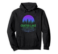 Crater Lake National Park Oregon Moon Hoodie - Trendy Graphic for Adults - T-Shirt, Sweatshirt, Hoodie