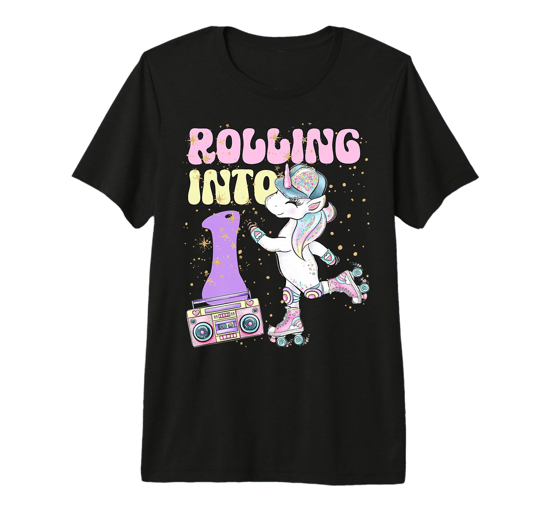 1St Birthday Roller Skate Party T-Shirt - Minimalist Print for Adults - T-Shirt, Sweatshirt, Hoodie