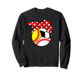 Baseball Softball Soccer Player Mom Sweatshirt - Minimalist Print Unisex - T-Shirt, Sweatshirt, Hoodie