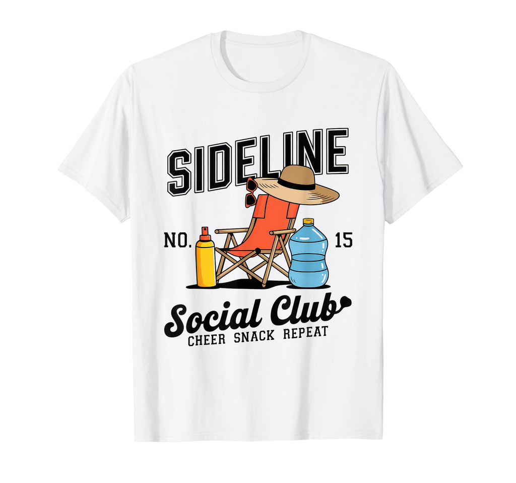 Sideline Social Club Soccer Mom Game Day T-Shirt - Trendy Graphic Men Women - T-Shirt, Sweatshirt, Hoodie