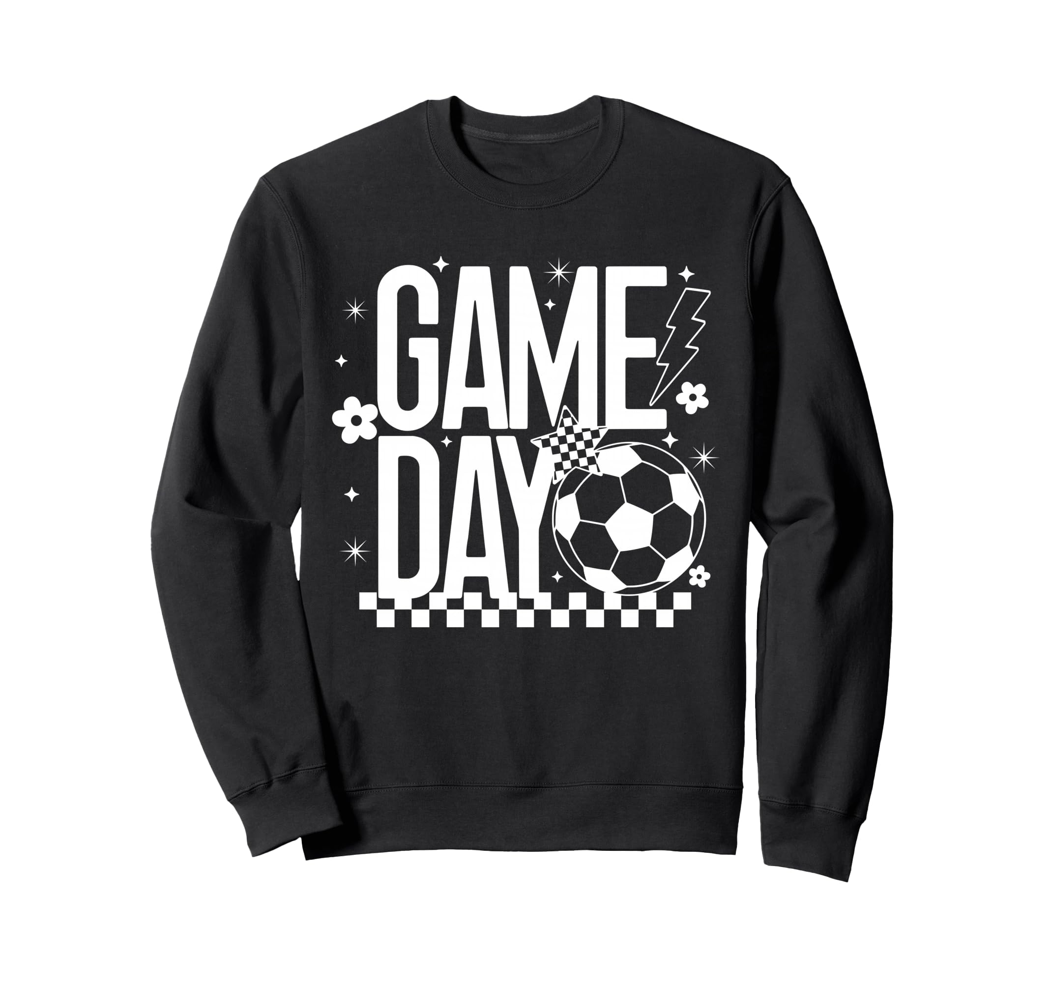 Game Day Soccer Season Mom Sweatshirt - Casual Everyday Wear for Adults - T-Shirt, Sweatshirt, Hoodie