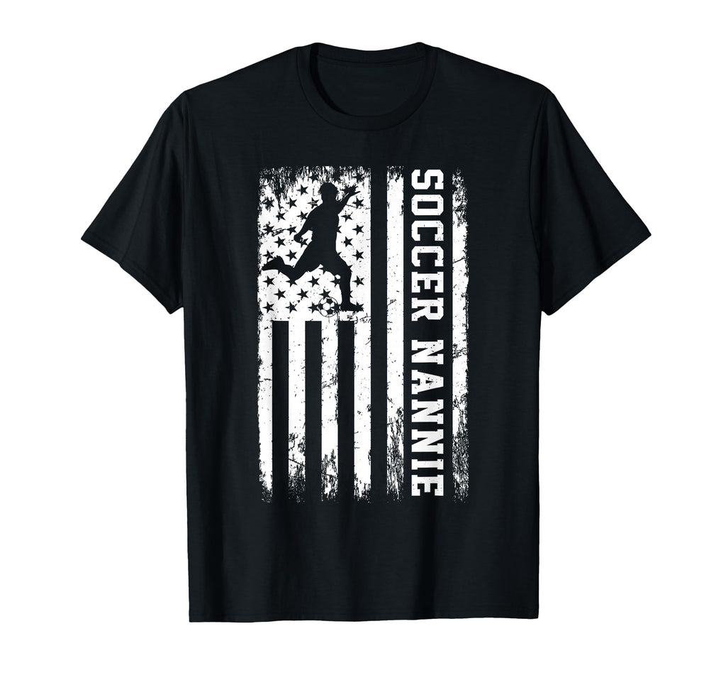 Soccer Nannie Usa American Flag T-Shirt - Streetwear Style Unisex - T-Shirt, Sweatshirt, Hoodie