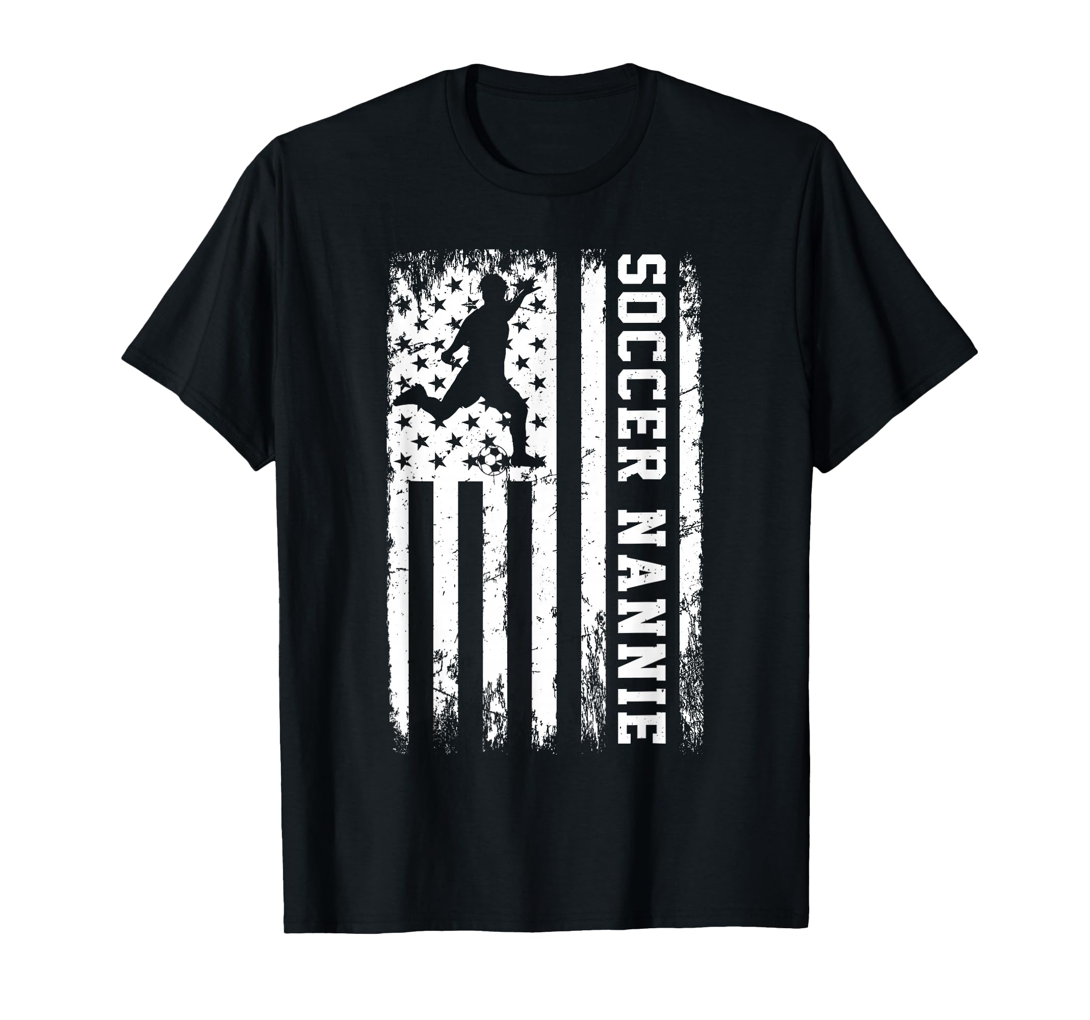Soccer Nannie Usa American Flag T-Shirt - Streetwear Style Unisex - T-Shirt, Sweatshirt, Hoodie
