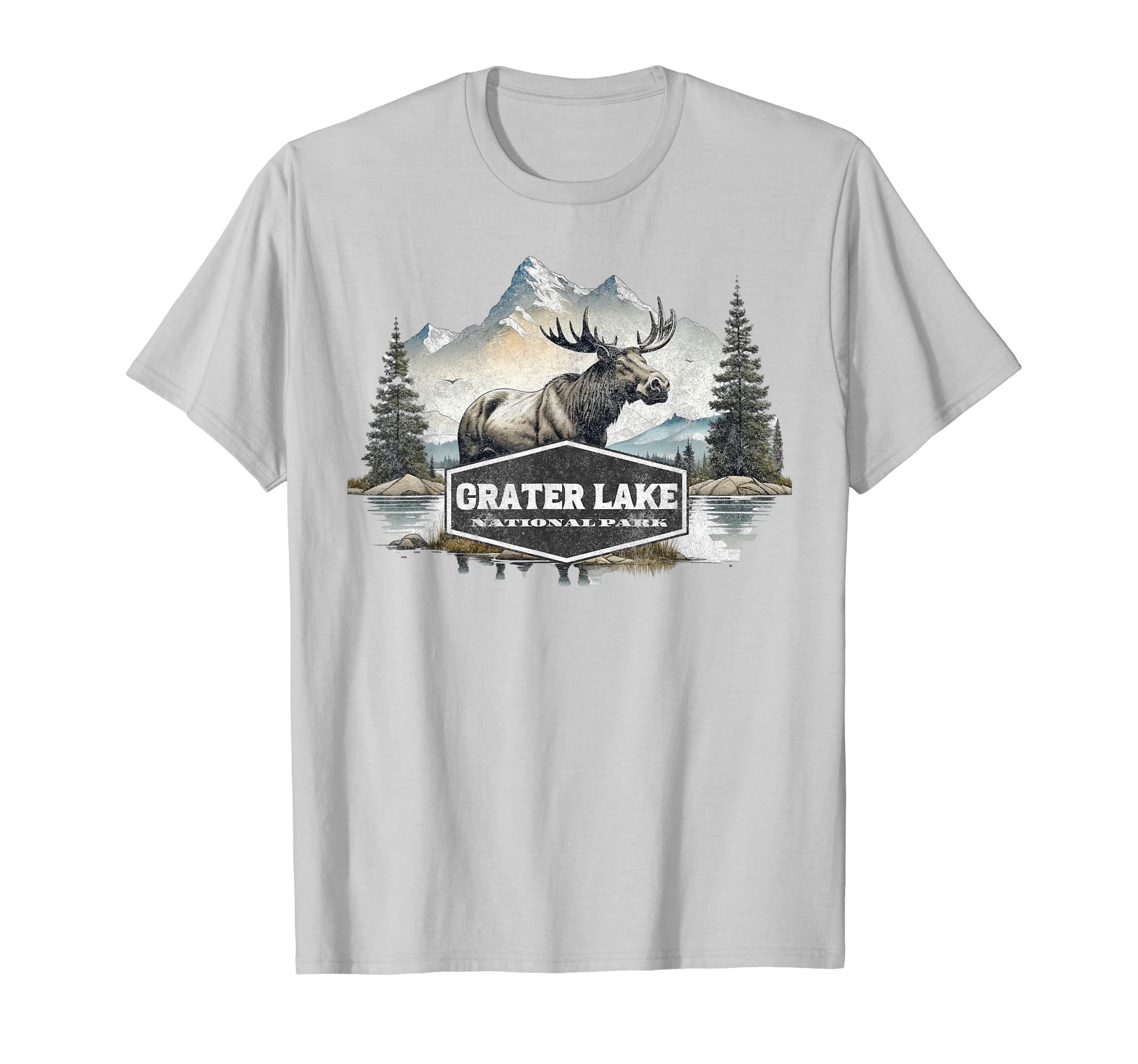 Crater Lake National Park Oregon Sweatshirt - Aesthetic Graphic for Adults - T-Shirt, Sweatshirt, Hoodie