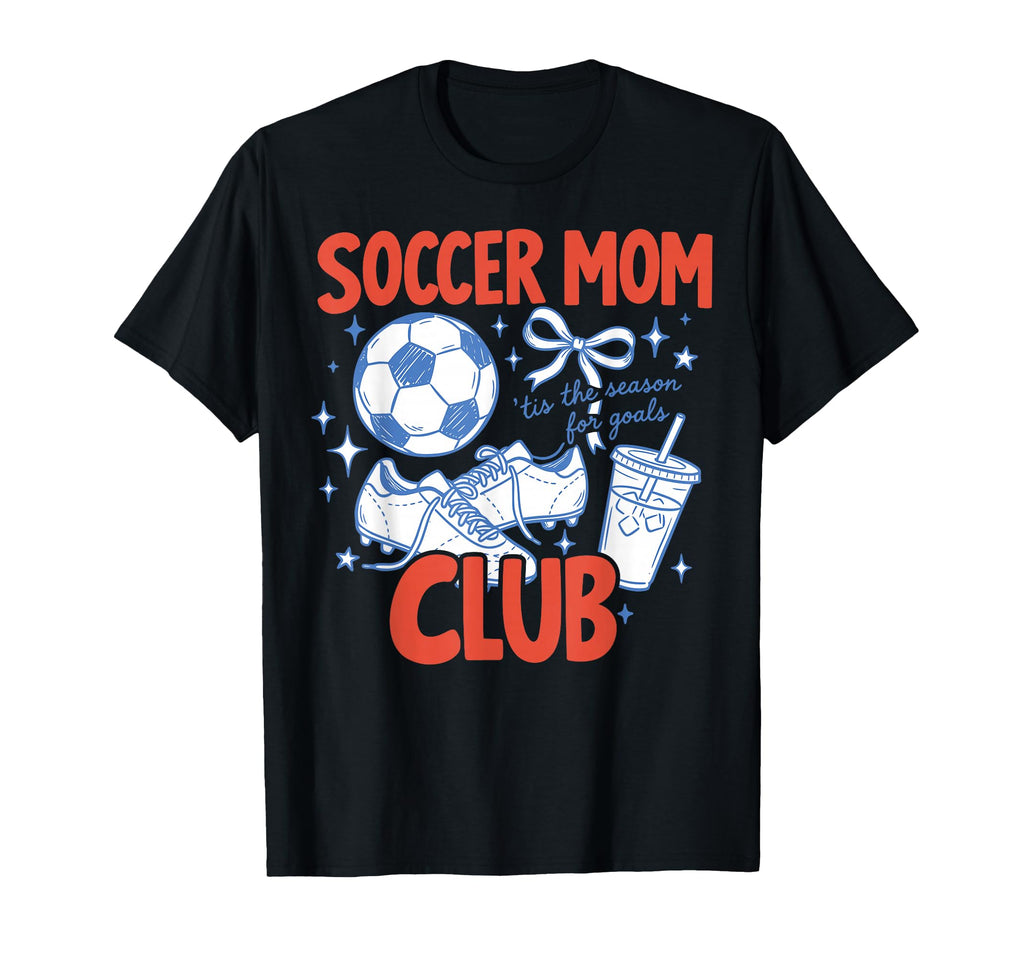 Sport Mom Coquette Bow Iced Coffee T-Shirt - Custom Art Print Men Women - T-Shirt, Sweatshirt, Hoodie