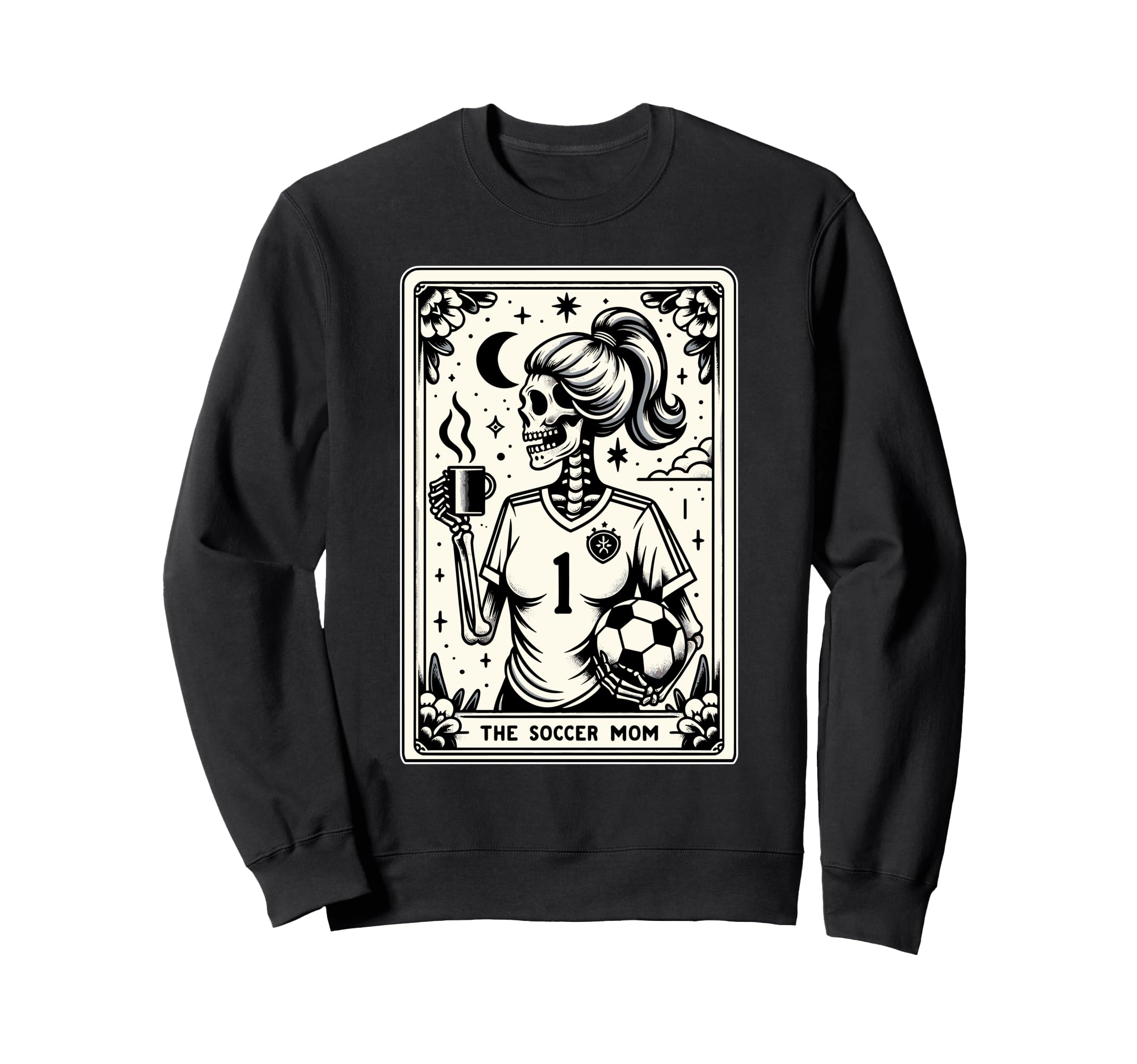 Tarot Card Soccer Mum Soccer Mom Sweatshirt - Aesthetic Graphic Men Women - T-Shirt, Sweatshirt, Hoodie