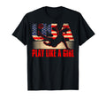 Play Like Usa America Flag Soccer T-Shirt - Aesthetic Graphic Unisex - T-Shirt, Sweatshirt, Hoodie