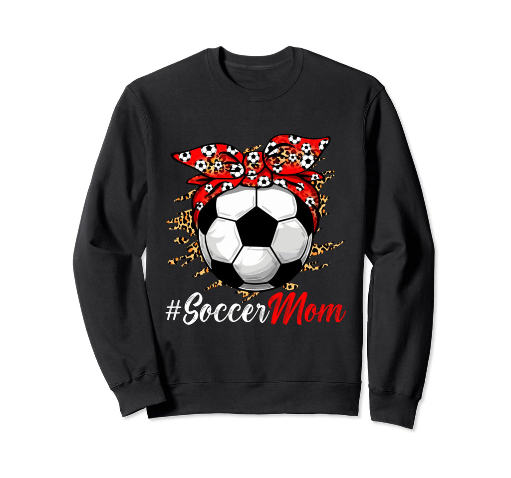 Soccer Mom Bandana Sport Lover Mama Sweatshirt - Novelty Apparel Men Women - T-Shirt, Sweatshirt, Hoodie