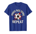 Touch Pass Score Repeat Soccer T-Shirt - Trendy Graphic Men Women - T-Shirt, Sweatshirt, Hoodie