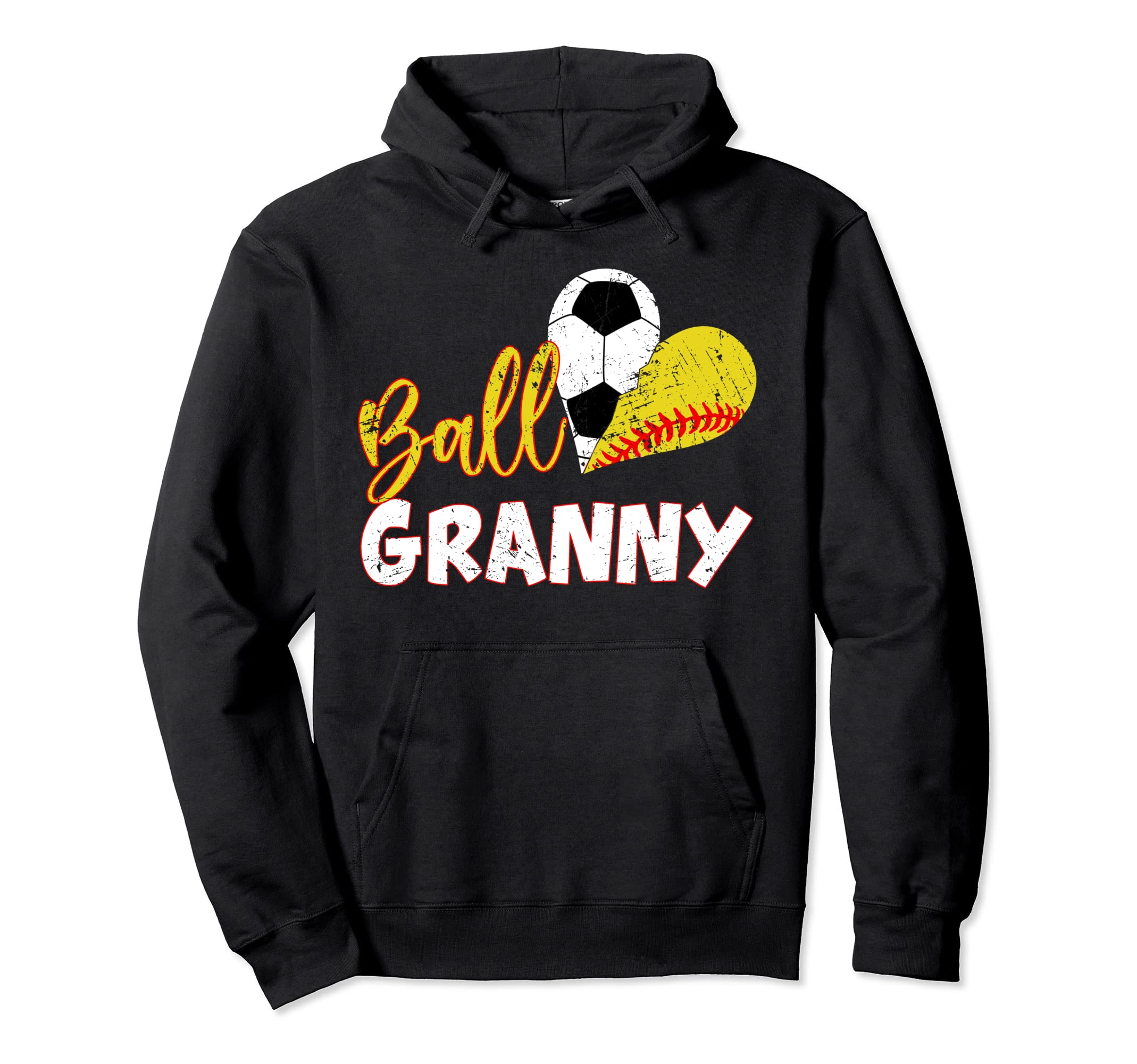 Funny Ball Granny Soccer Softball Hoodie - Streetwear Style Unisex - T-Shirt, Sweatshirt, Hoodie