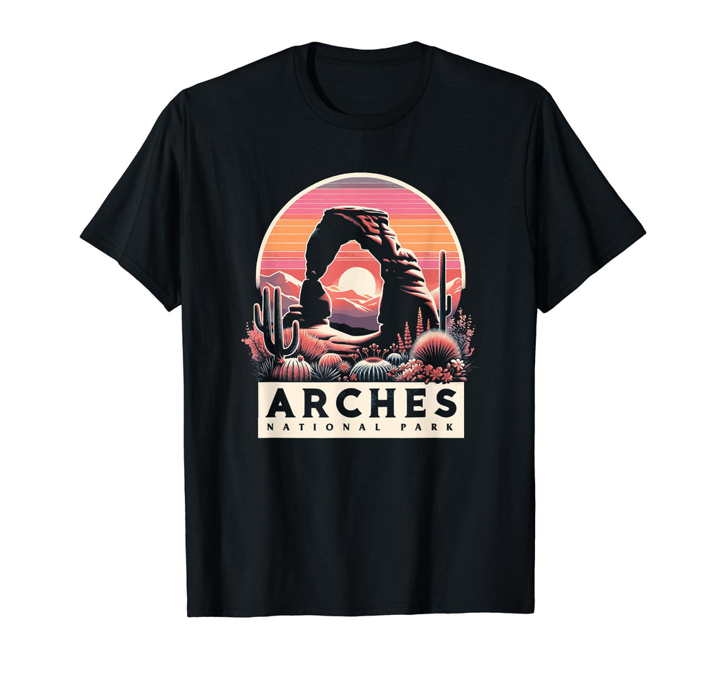 Arches National Park Sunset Delicate Arch T-Shirt - Graphic Print Unisex - T-Shirt, Sweatshirt, Hoodie