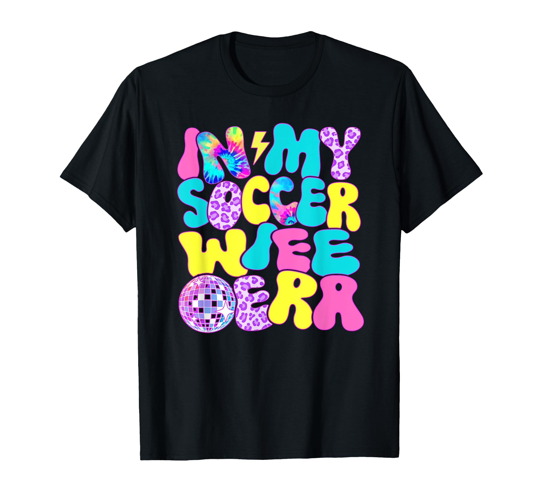 Disco Tie Dye My Soccer Wife Era T-Shirt - Casual Everyday Wear for Adults - T-Shirt, Sweatshirt, Hoodie