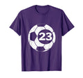 Soccer Player Jersey Number 23 Twenty T-Shirt - Custom Art Print Unisex - T-Shirt, Sweatshirt, Hoodie