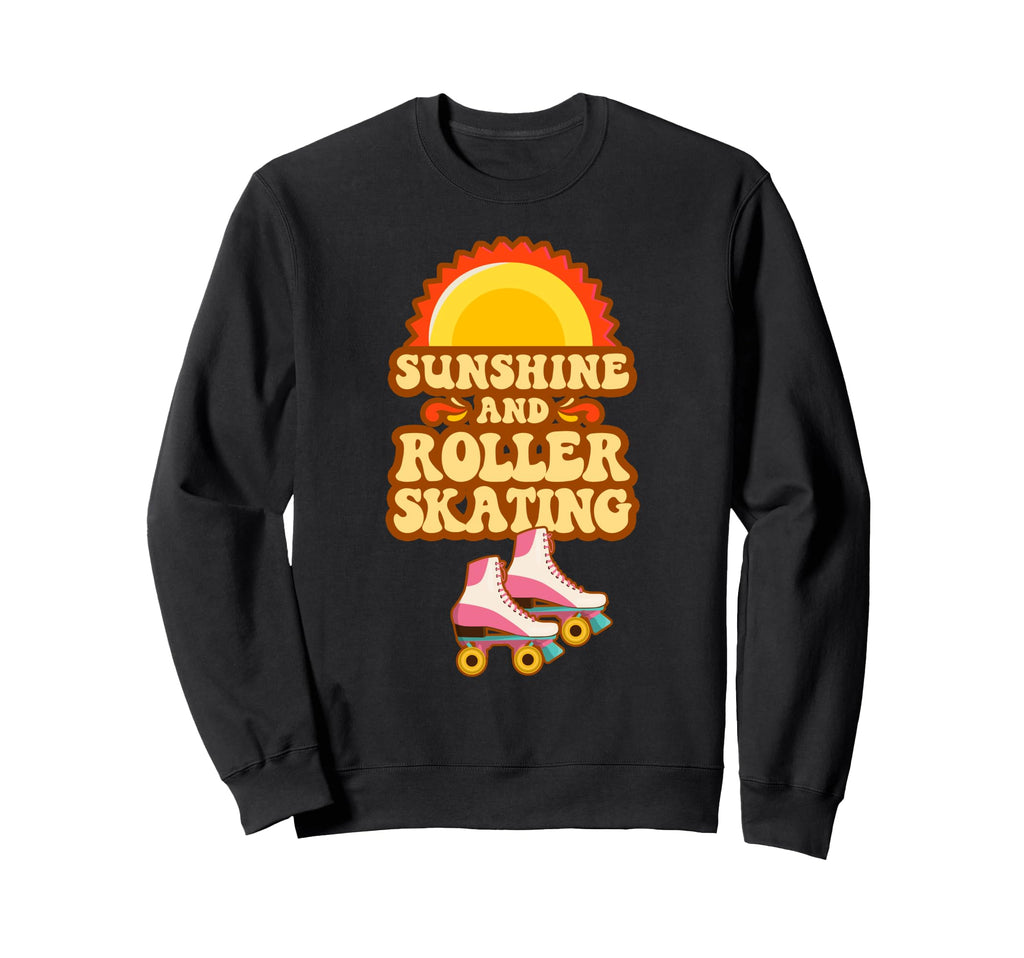Roller Skating Skate 1970S Sweatshirt - Novelty Apparel Men Women - T-Shirt, Sweatshirt, Hoodie