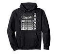 2026 Soccer Senior Stepdad Graduation Hoodie - Aesthetic Graphic Unisex - T-Shirt, Sweatshirt, Hoodie