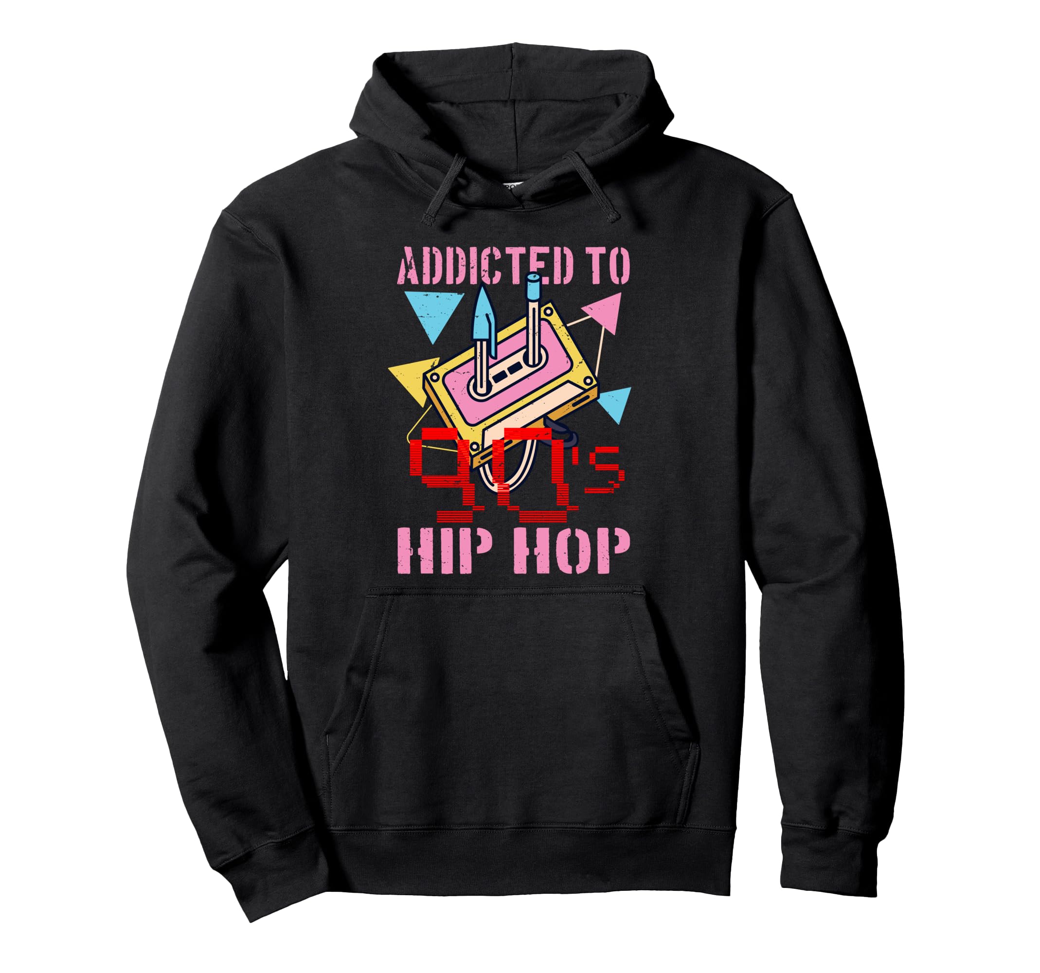 Addicted To 90S Hip Hop Gangster Rap Hoodie - Unique Graphic for Adults - T-Shirt, Sweatshirt, Hoodie