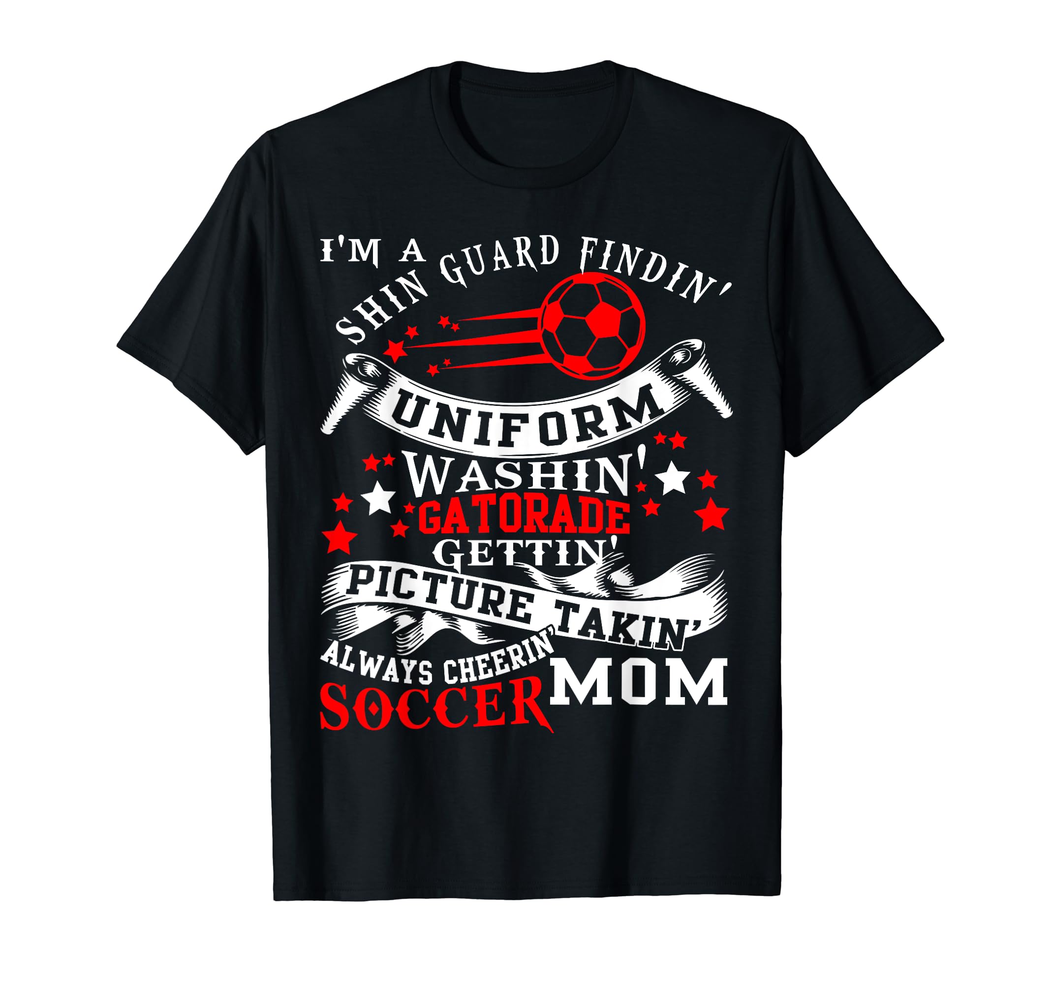Always Cheering Soccer Mom T-Shirt - Unique Graphic Unisex - T-Shirt, Sweatshirt, Hoodie