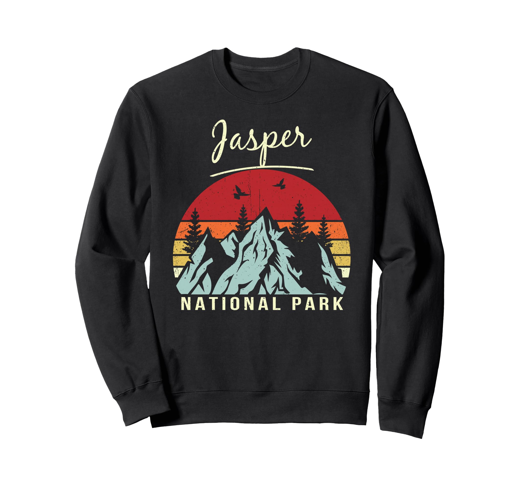 Hiking Camping Jasper National Park Sweatshirt - Novelty Apparel Unisex - T-Shirt, Sweatshirt, Hoodie