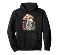 Spooky Gamer Skeleton Holding Hoodie - Novelty Apparel for Adults - T-Shirt, Sweatshirt, Hoodie