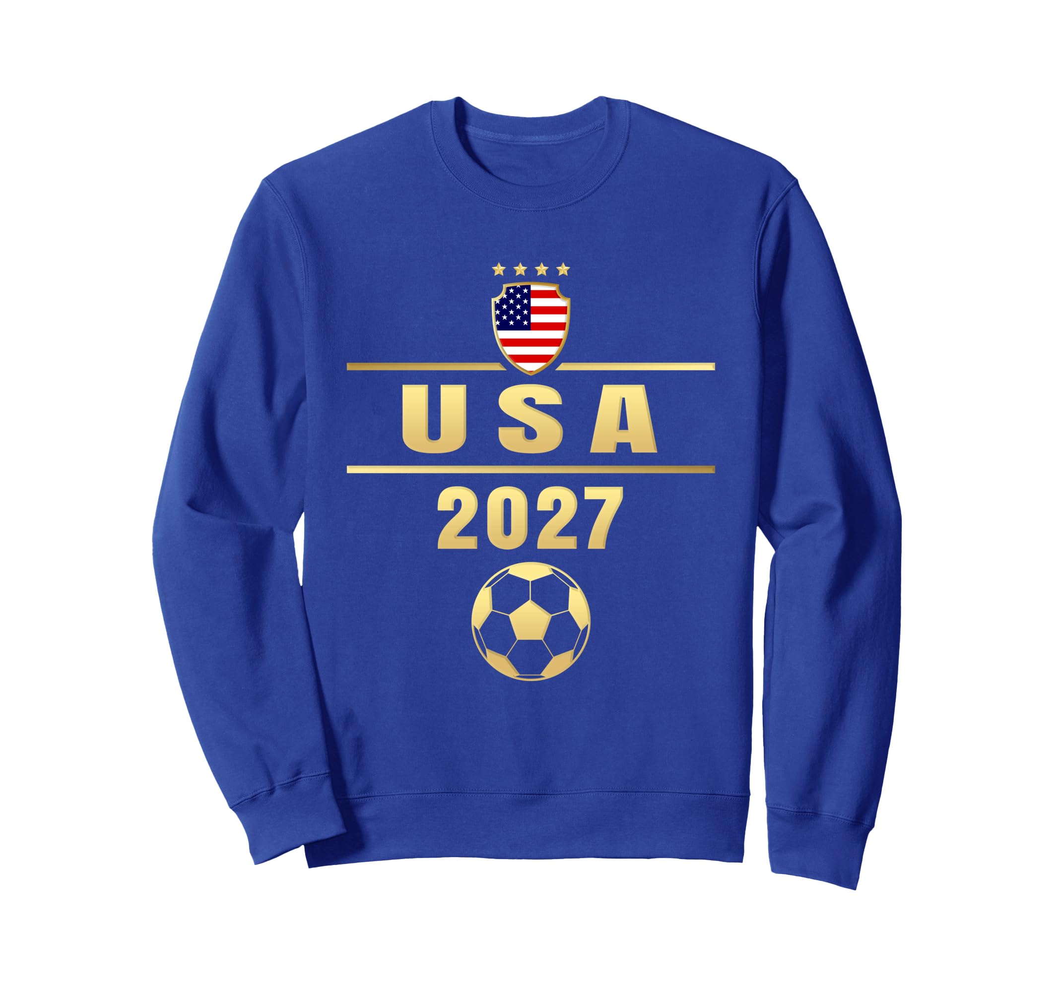 American Flag Soccer Team Sweatshirt - Casual Everyday Wear for Adults - T-Shirt, Sweatshirt, Hoodie