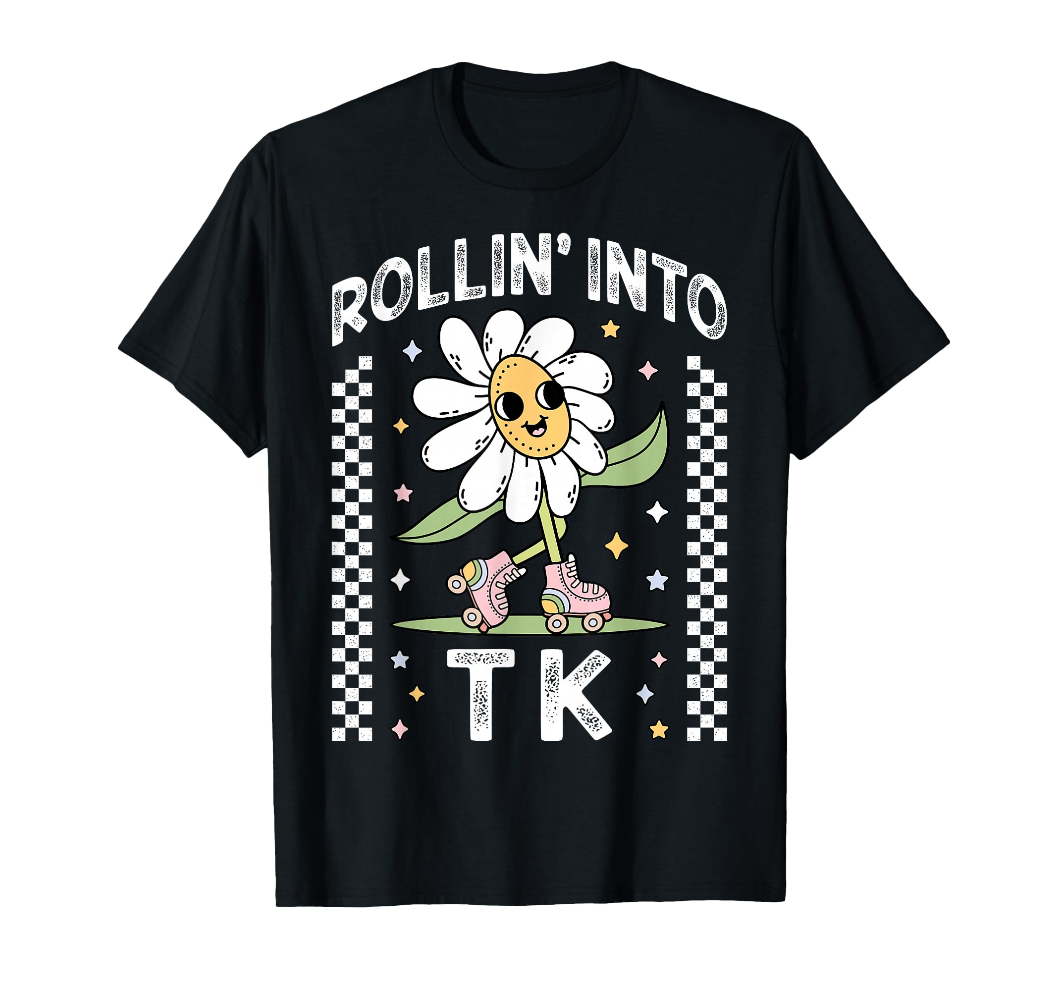 Rollin Into Tk Daisy Roller Skate Back T-Shirt - Streetwear Style Unisex - T-Shirt, Sweatshirt, Hoodie