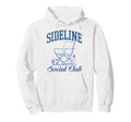 Sideline Social Club Soccer Hoodie - Custom Art Print for Adults - T-Shirt, Sweatshirt, Hoodie
