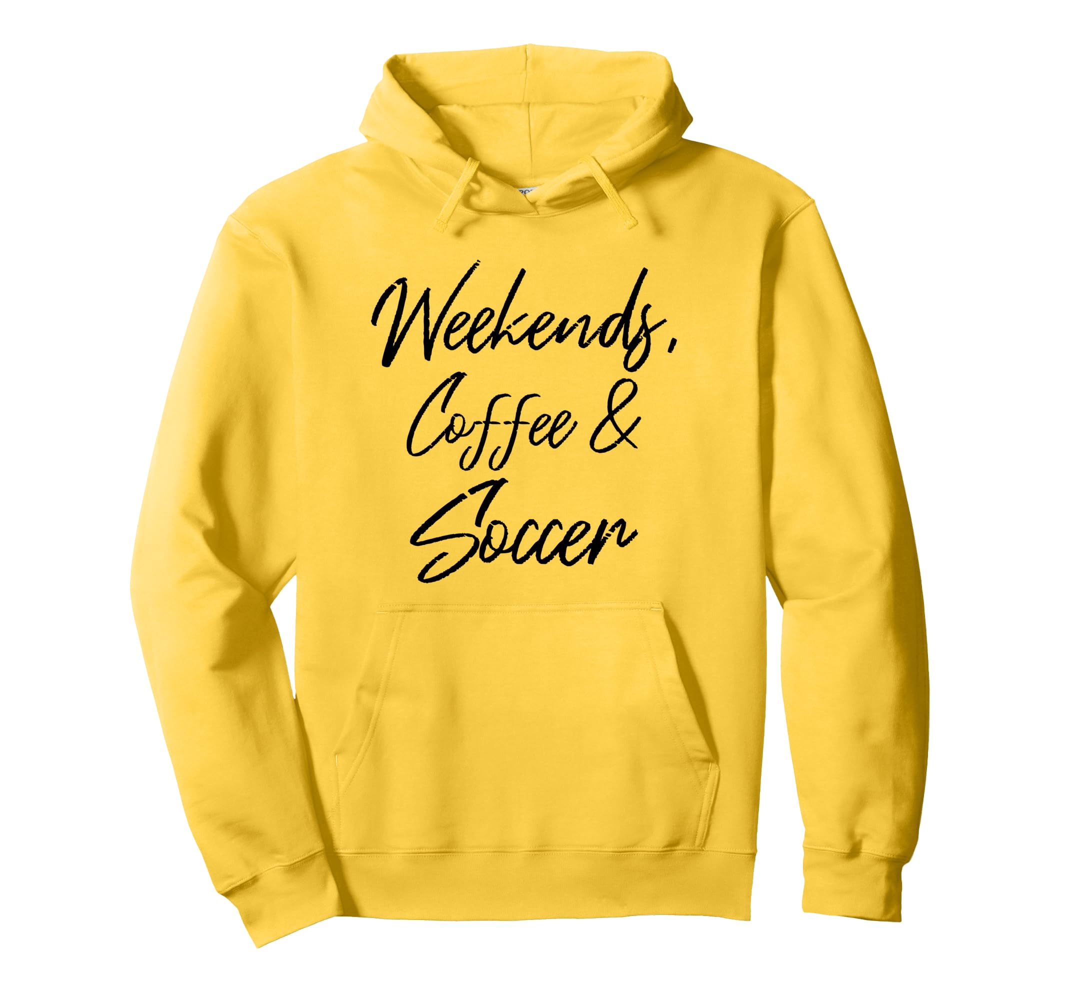 Weekends Coffee And Soccer Players Fan Hoodie - Trendy Graphic for Adults - T-Shirt, Sweatshirt, Hoodie