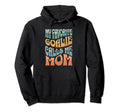 My Favorite Goalie Calls Me Mom Hockey Hoodie - Minimalist Print Men Women - T-Shirt, Sweatshirt, Hoodie