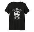 Bronx Soccer Distressed 90S Tri T-Shirt - Fun Novelty Design for Adults - T-Shirt, Sweatshirt, Hoodie