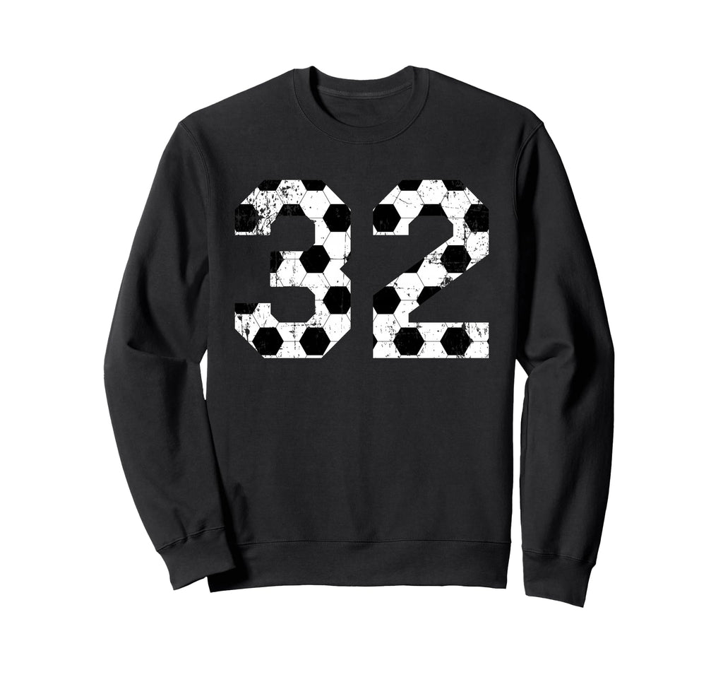 Soccer 32 Jersey Number Sweatshirt - Aesthetic Graphic Men Women - T-Shirt, Sweatshirt, Hoodie